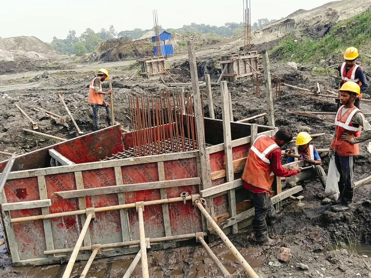 Structural foundation work