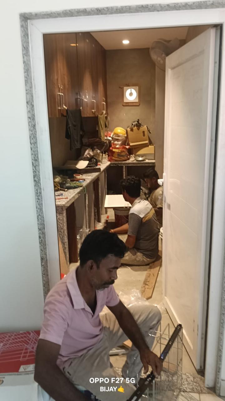 Interior finishing work
