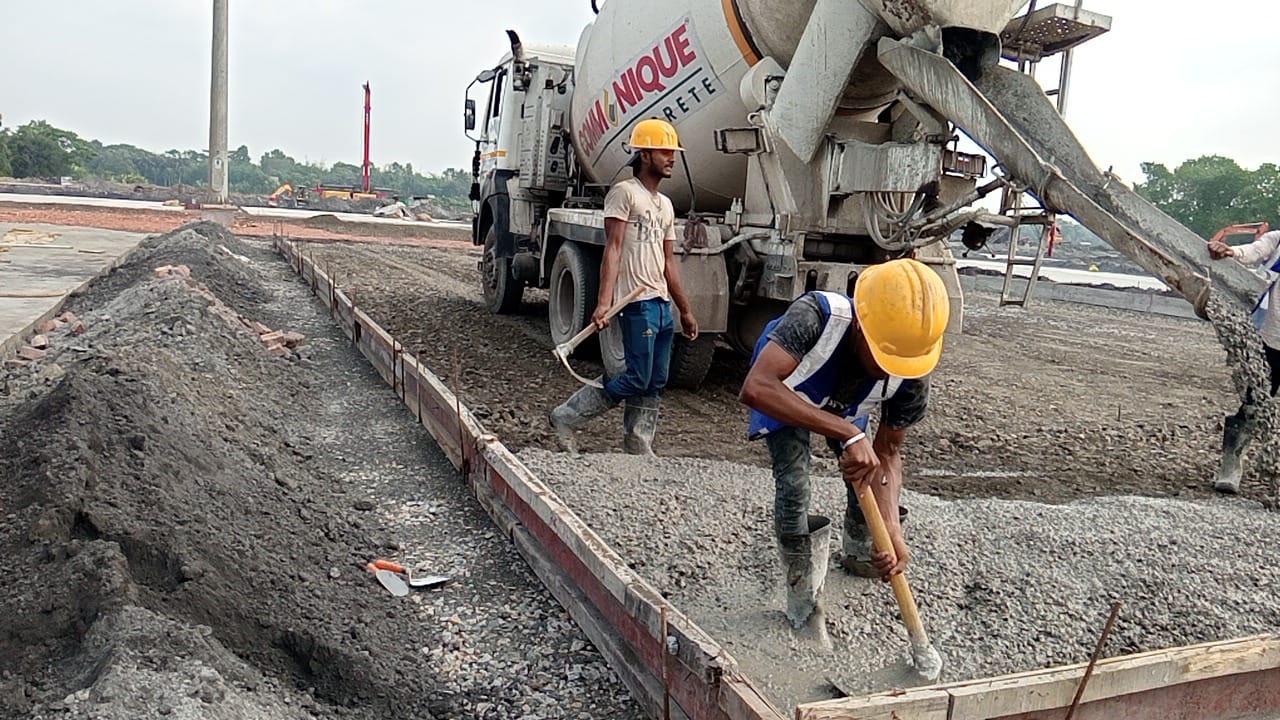 Concrete finishing
