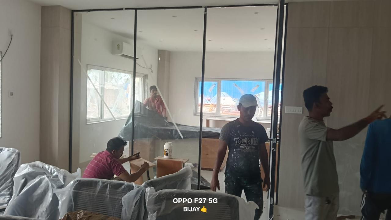 Interior installation work